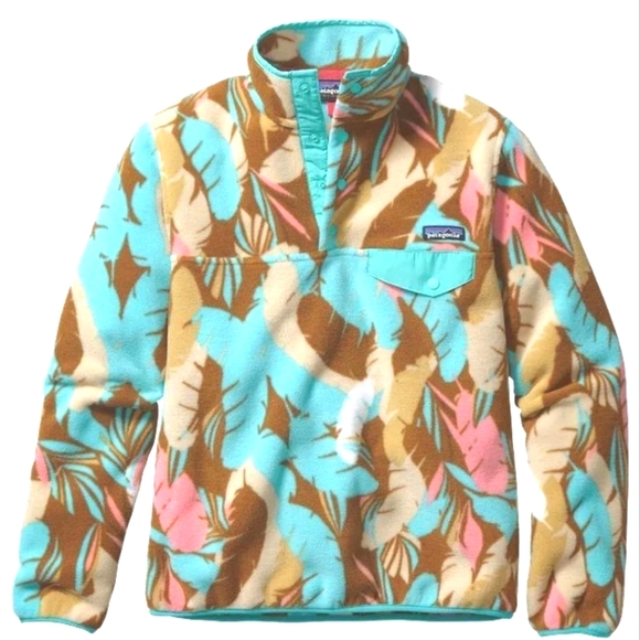 Patagonia Synchilla Snap T Fleece Feather Dance - Picture 12 of 12